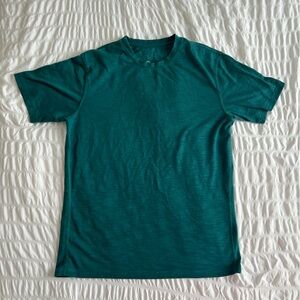 Men's Fabletics Teal Short Sleeve Tee Tshirt Medium